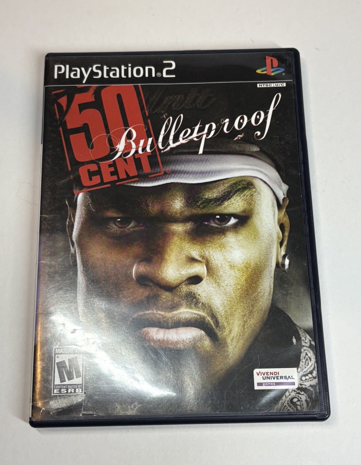 50 Cent Bulletproof (Sony PlayStation 2, PS2) No Manual RESURFACED Tested Works