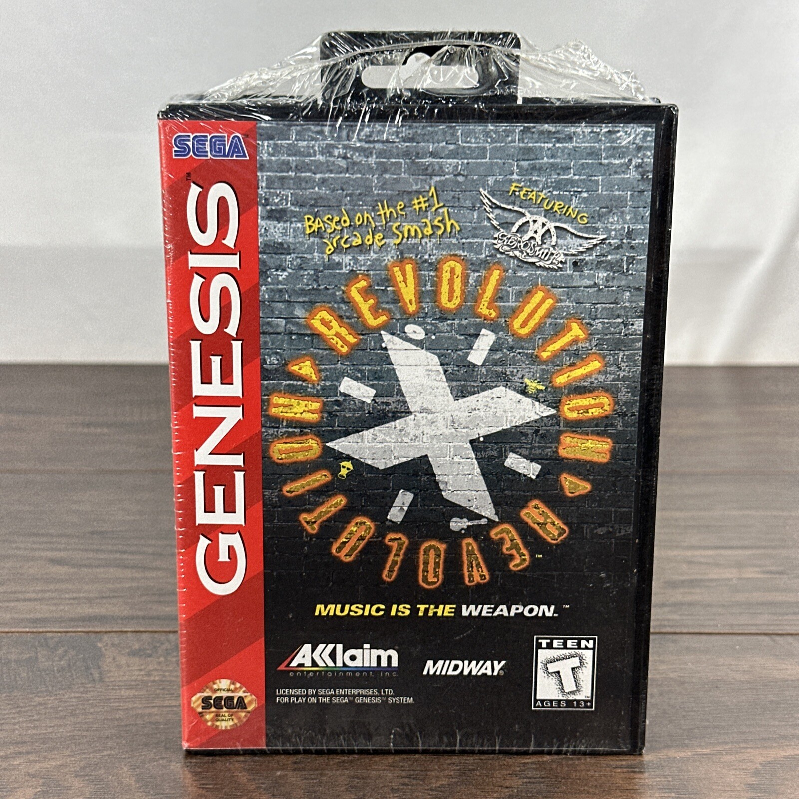 Revolution X Featuring Aerosmith (Sega Genesis, 1994) Sealed