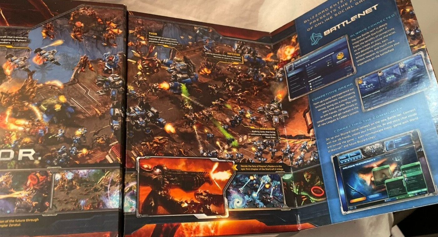 Starcraft Wings of Liberty Rated T PC Game Internet Connection Required