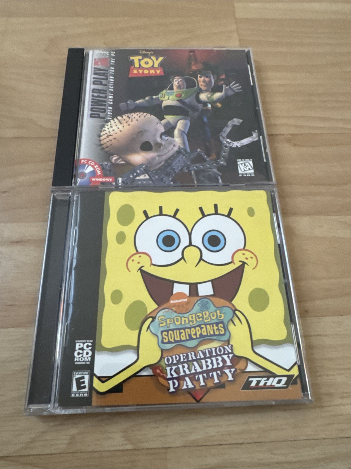 PC Game Lot Toy Story & Spongebob Windows 95/98 CD-Rom