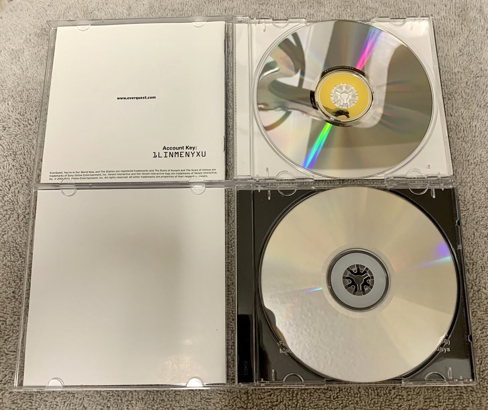 CD-ROM ~ EverQuest ~ Sony ~ T ~ 1 Player ~ 2000/2001 ~ !L🟡🟡K!