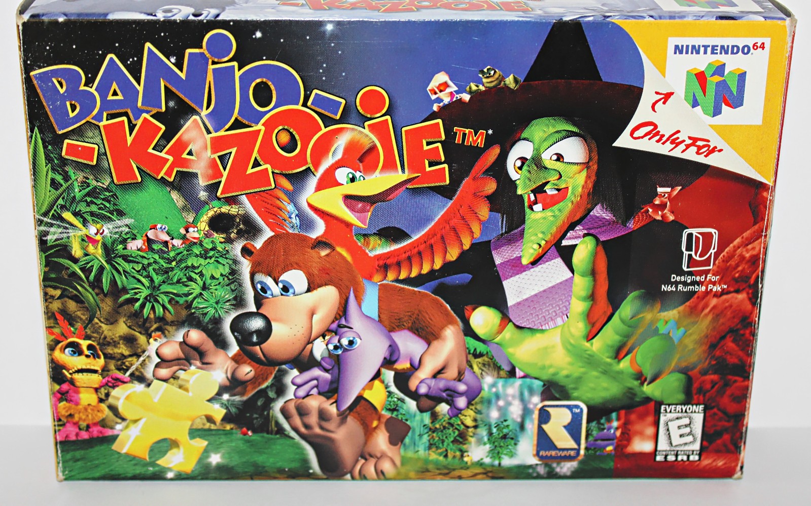Banjo-Kazooie Nintendo 64 1998 Tested, Working In Box With Manual, See Condition