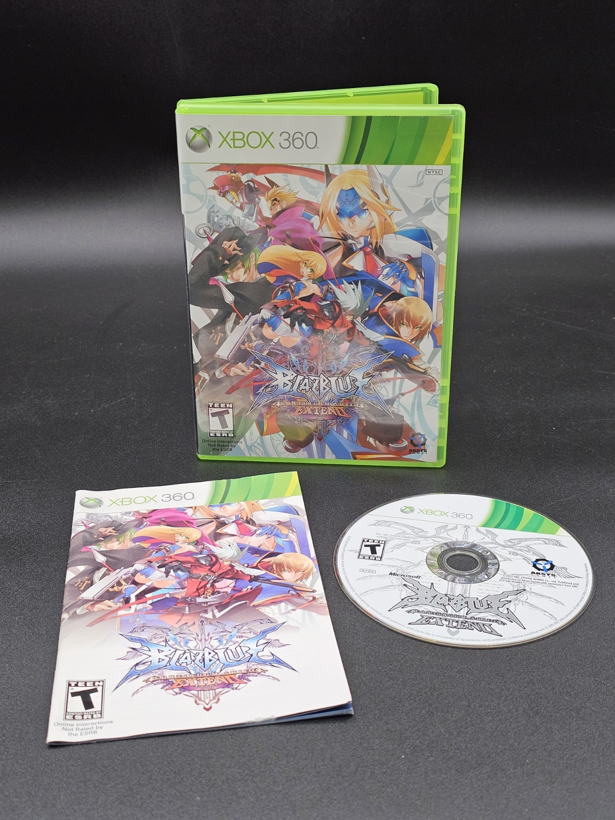 BlazBlue: Continuum Shift Extend (Microsoft Xbox 360, 2012) CIB Tested & Working