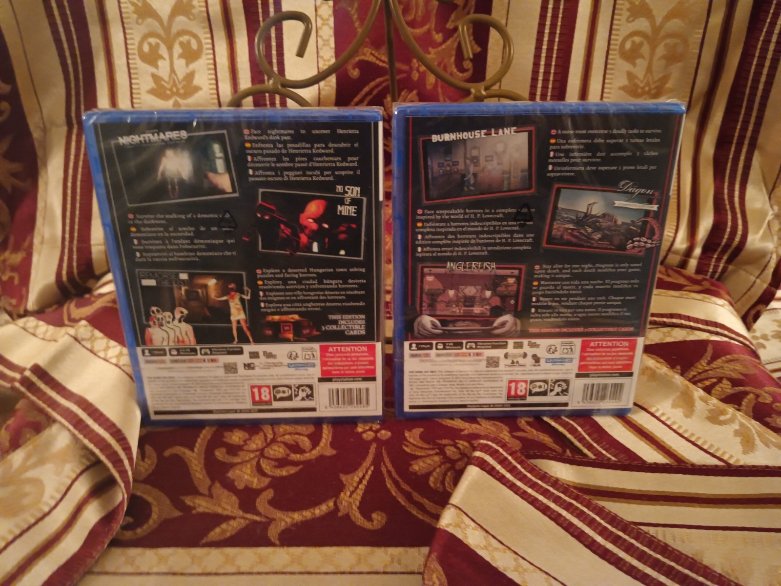 PS5 The Nightmare Box Vol. I & II – RARE – Both games Brand New/Sealed!