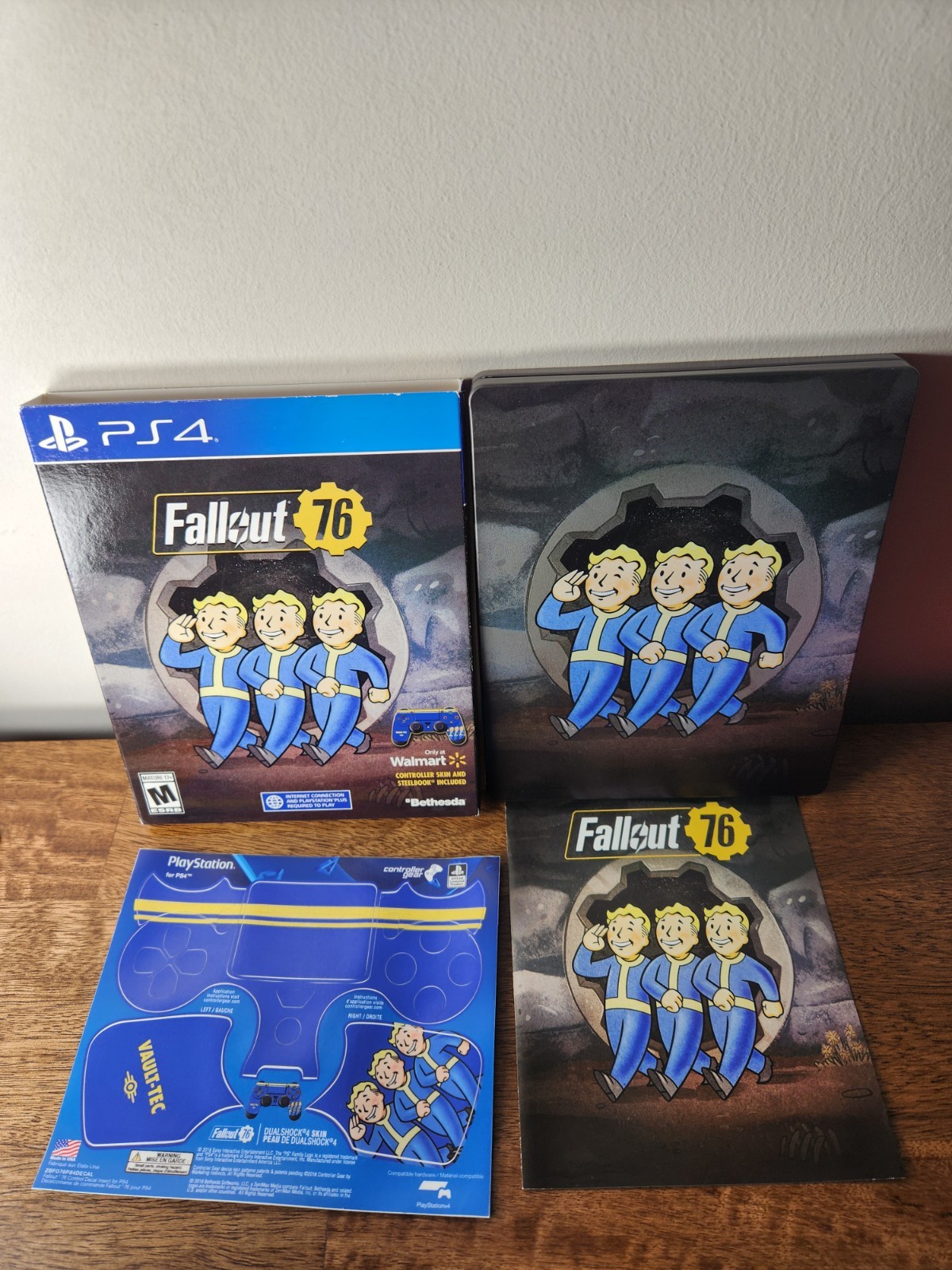 Fallout 76 – Steelbook Edition -Controller Skin Included PlayStation 4 PS4
