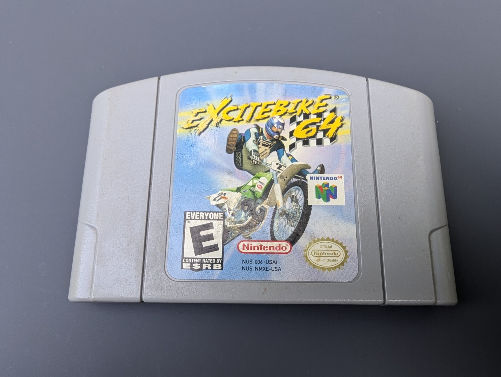 Excitebike 64 N64 Authentic OEM Nintendo 64 Cart. Tested & Cleaned Authentic US