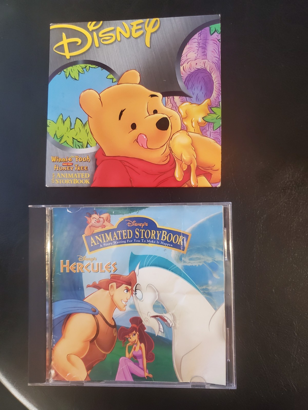 LOT OF 2 Disney’s: Hercules Animated StoryBook + WINNIE POOH(Windows/Mac, 1998)