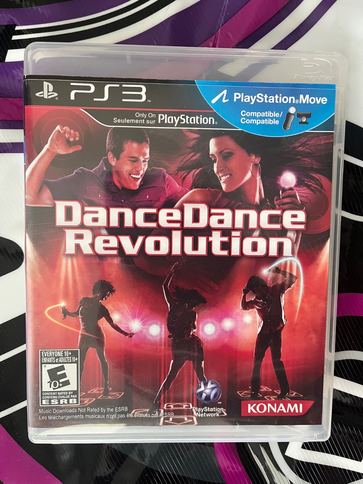 Konami Dance Dance Revolution PS3 Bundle Game & Official Mat Controller