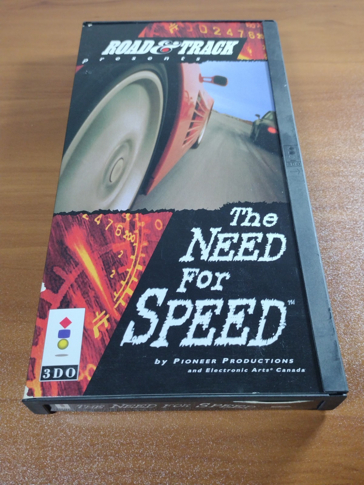 The Need For Speed (Panasonic 3DO 1994) Longbox (Box & Inserts, No Disc)
