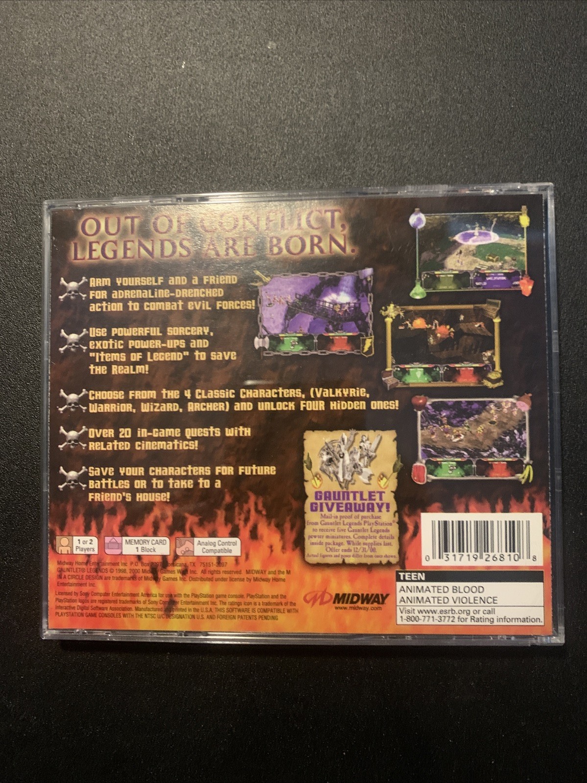 Gauntlet Legends CIB PlayStation