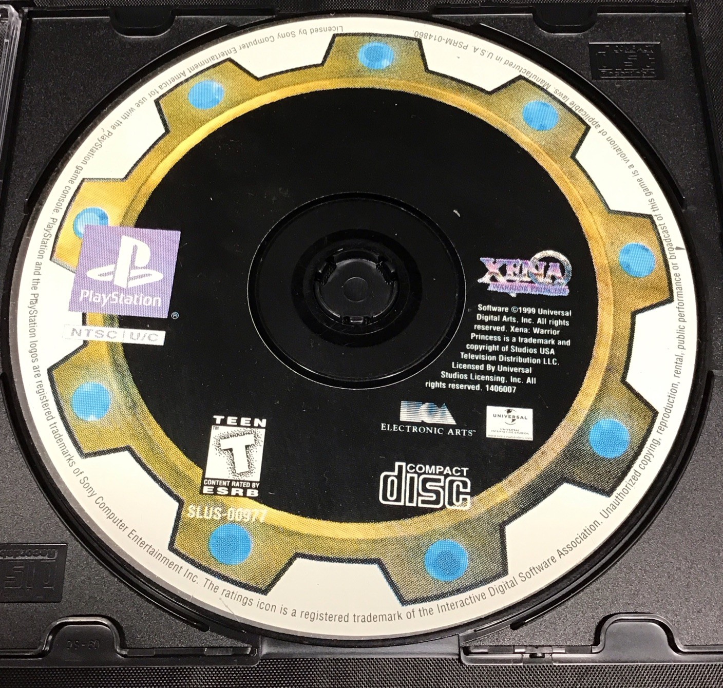 Xena: Warrior Princess PS1 PlayStation 1 GAME DISC ONLY