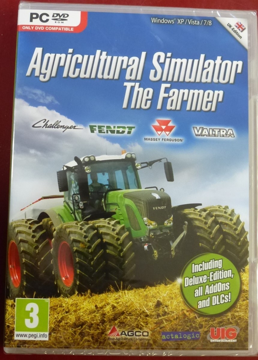 Video Game PC Agricultural Simulator The Farmer Deluxe NEW SEALED