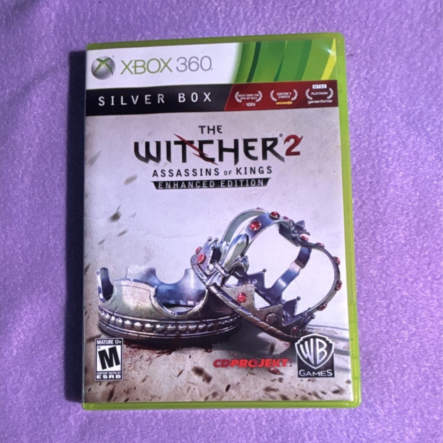 WB Games Witcher 2: Assassins of Kings Enhanced Xbox 360 NTSC-U/C Manual