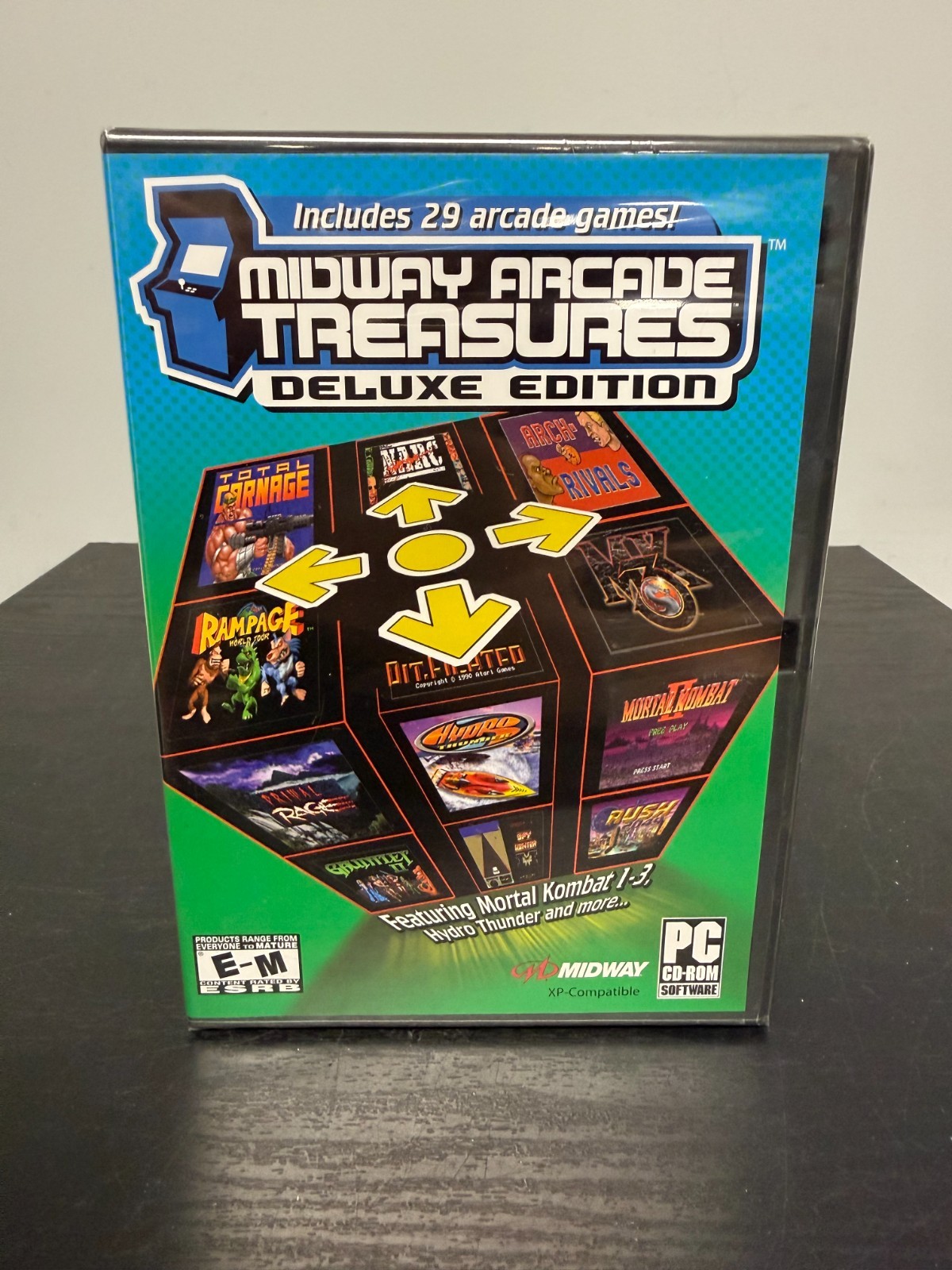 Midway Arcade Treasures Deluxe Edition 3 Disc Box Set PC CD ROM NEW SEALED