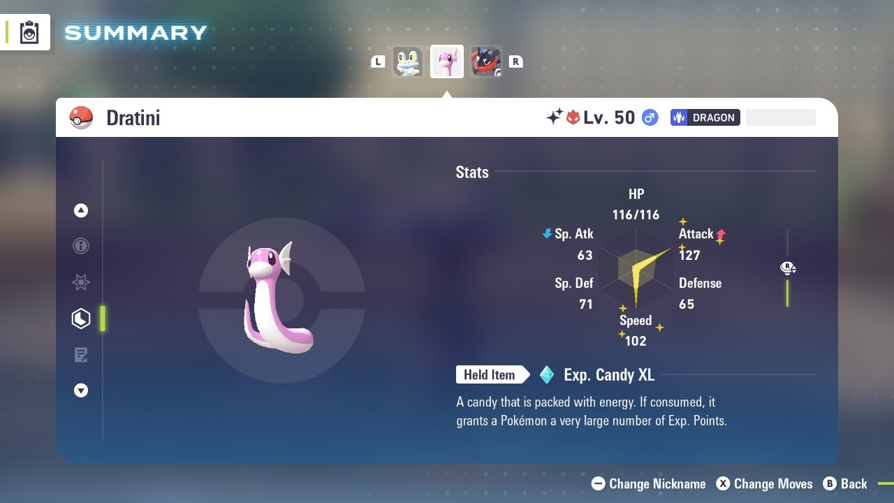 Pokemon Legends ZA ✨ 6IV Shiny Alpha Dratini✨Fast 🚀