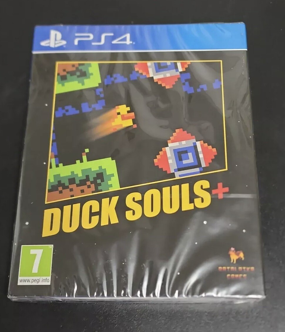 Duck Souls+ – Sony Playstation 4 [PS4 Ratalaika Action Red Art Games] Brand NEW