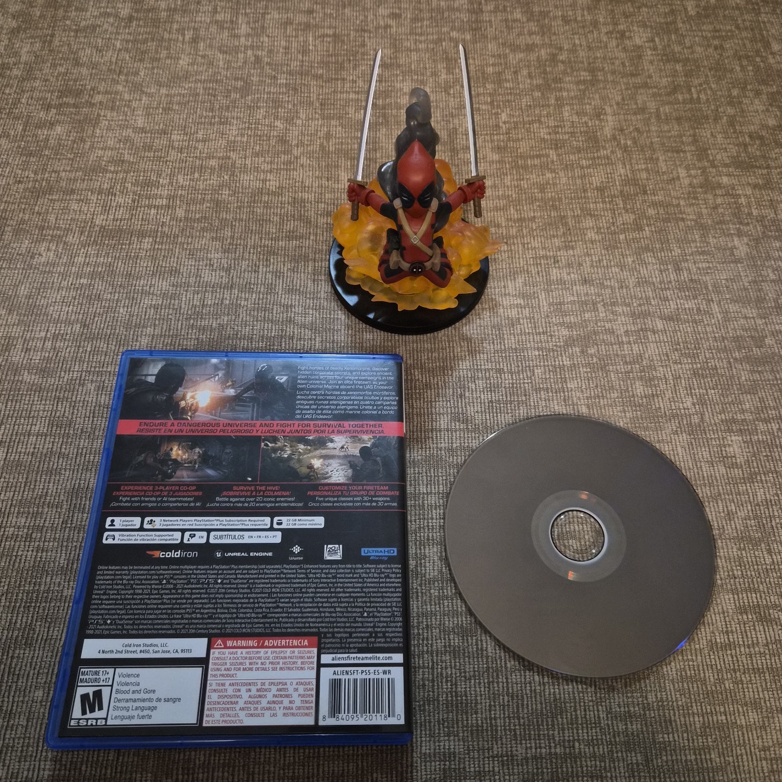 Aliens: Fireteam Elite (Playstation 5, 2021) DISC AND CASE READY TO SHIP