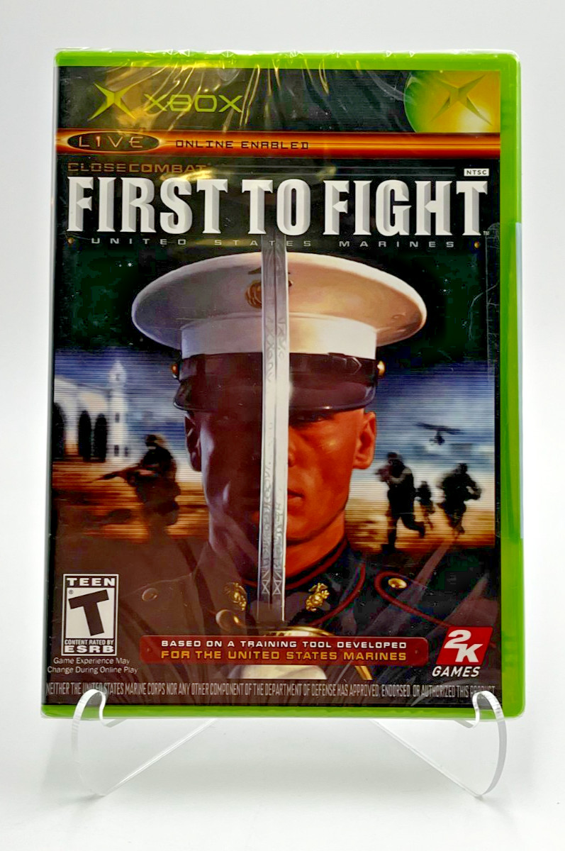 Close Combat: First to Fight (Microsoft Xbox, 2005) Factory Sealed