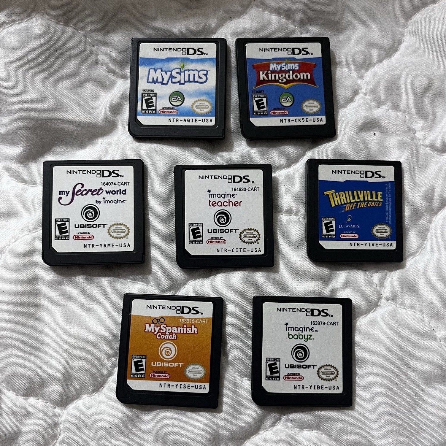 EA Ubisoft LucasArts Nintendo DS Family/Kids Game Lot MySims Imagine Manual