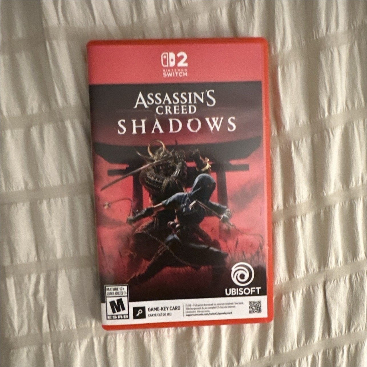 Ubisoft Assassin’s Creed Shadows Nintendo Switch 2 Game-Key Card M NTSC 2025