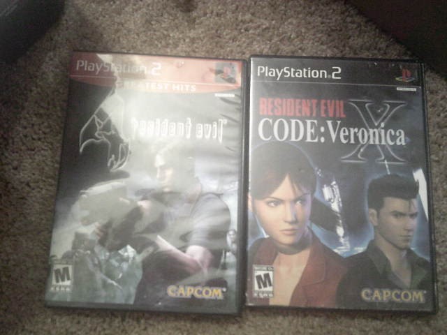 Resident Evil Code Veronica X&RESIDENT EVIL 4 PS2 ( Survival Horror CIB