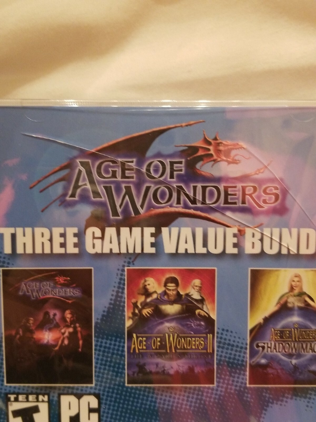 3 Game Bundle 2019 PC CD-ROM Age Of Wonders Shadow Magic, Age Of Wonders 1 and 2