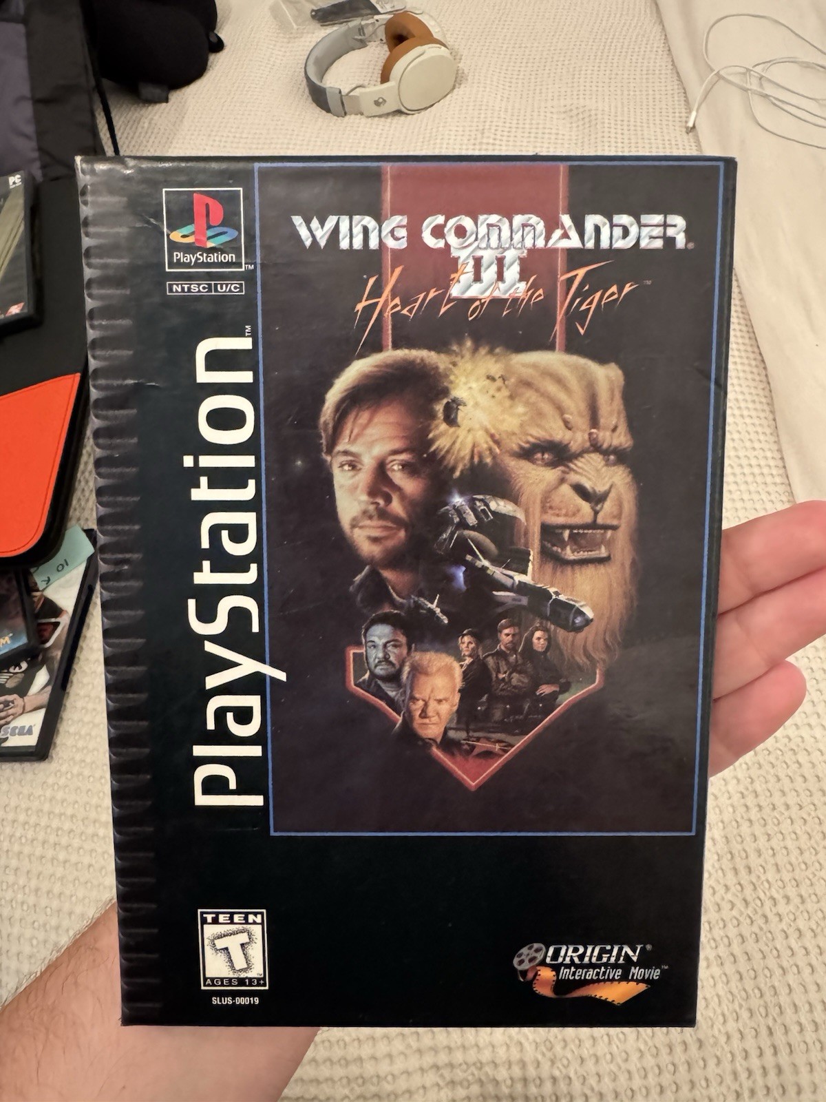 Wing Commander III ps1 Sony PlayStation 1 Origin 1996 Action 4-Disc Manual