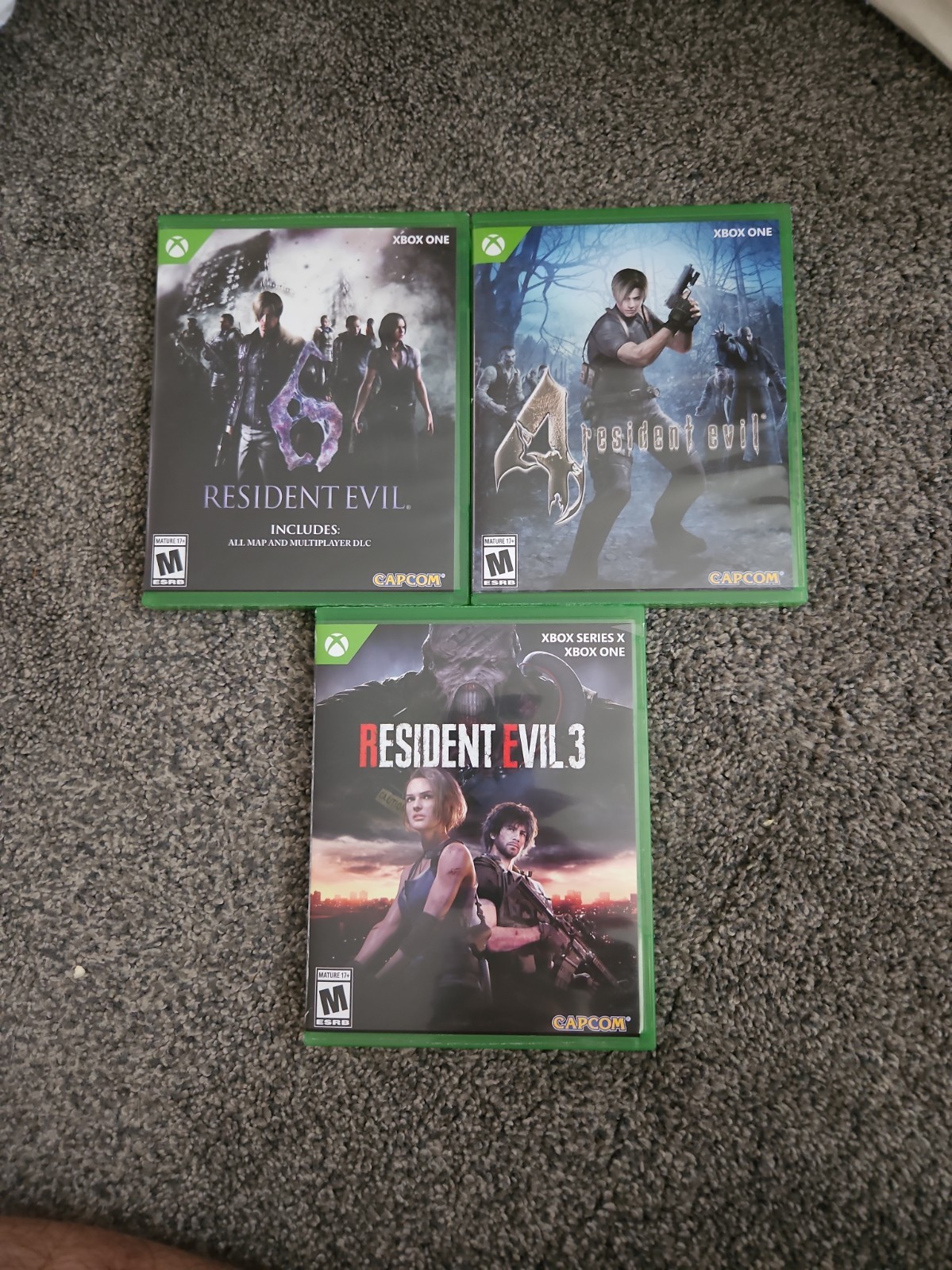 Resident Evil Xbox One Set – RE 4, RE 6, and RE 3 Tested Free Shipping