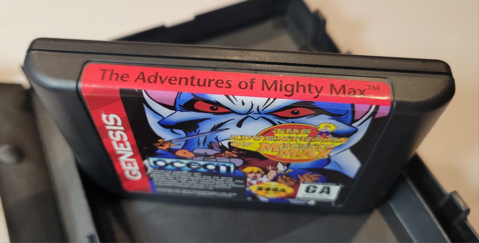 1994 Adventures of Mighty Max Sega Genesis Video Game Complete w/ Manual CIB