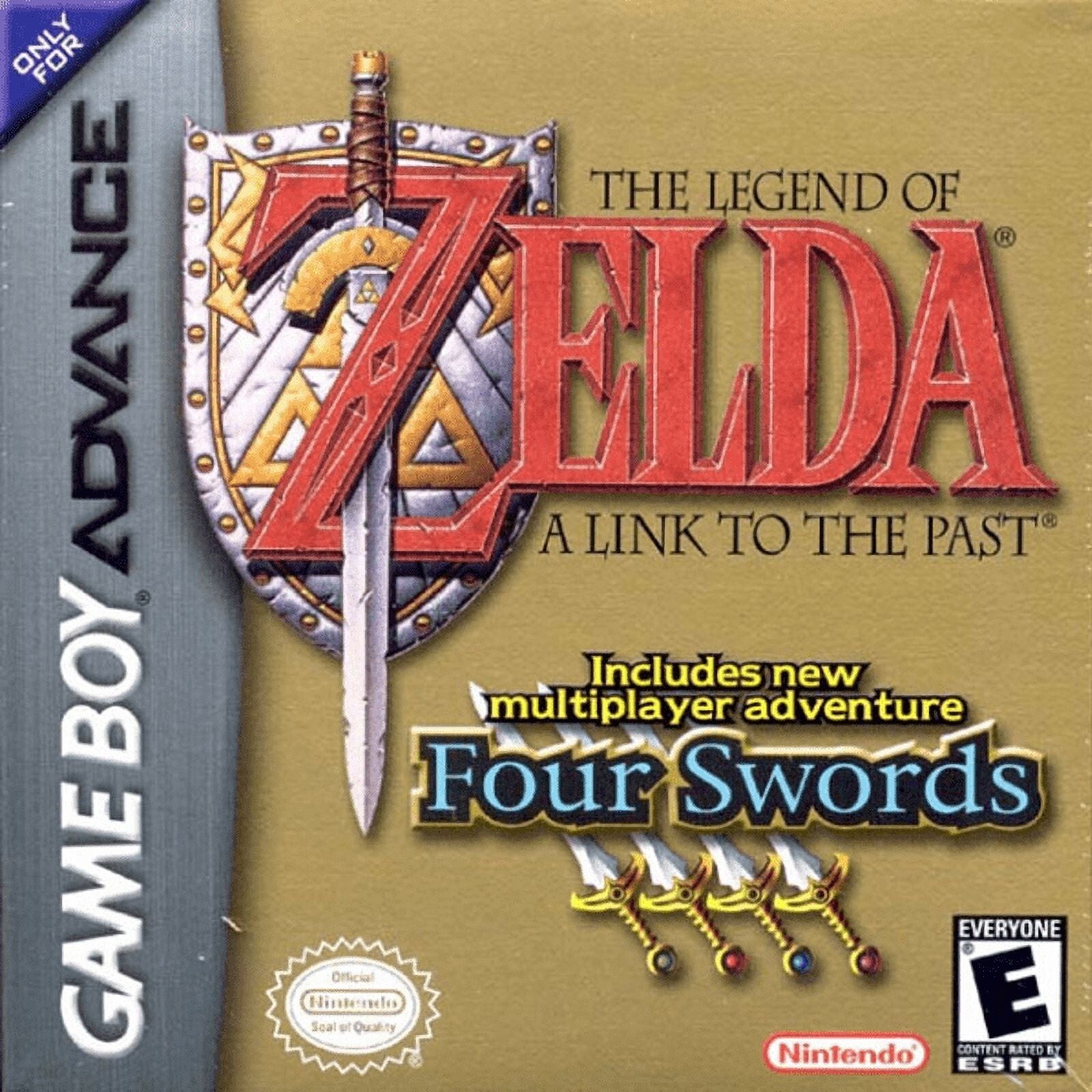 Legend of Zelda A Link to the Past, 4 Swords GBA Video Game Gameboy Advance 2002