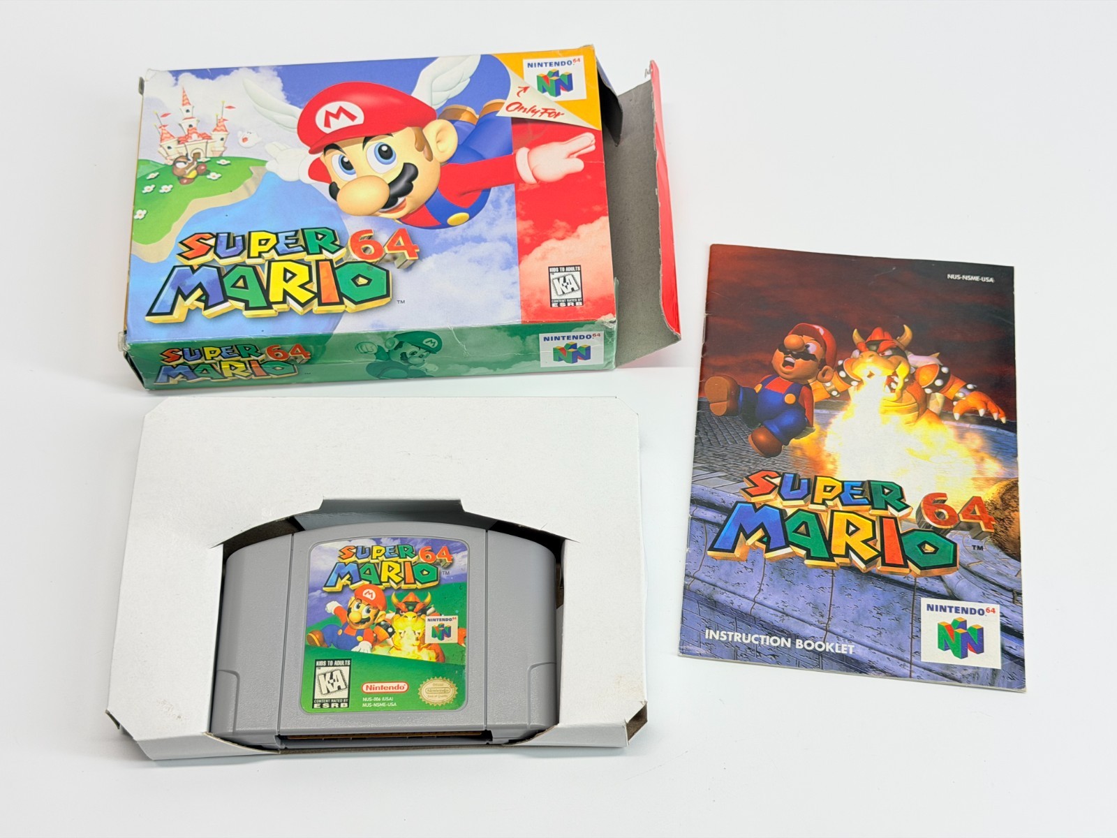 Super Mario 64 (Nintendo 64 N64) Complete* Authentic & Tested
