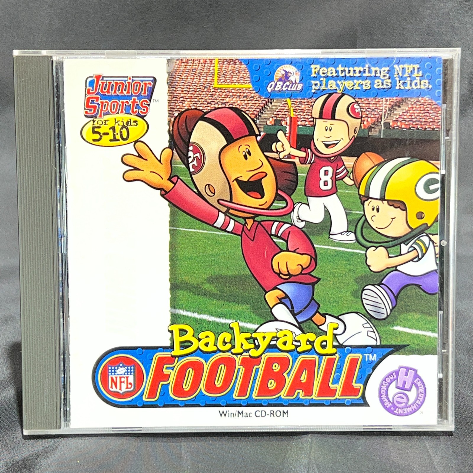 Backyard Football Vintage 1999 PC Game WIN 95/98/Mac Cd-Rom Buy Any 3 Get 1 Free