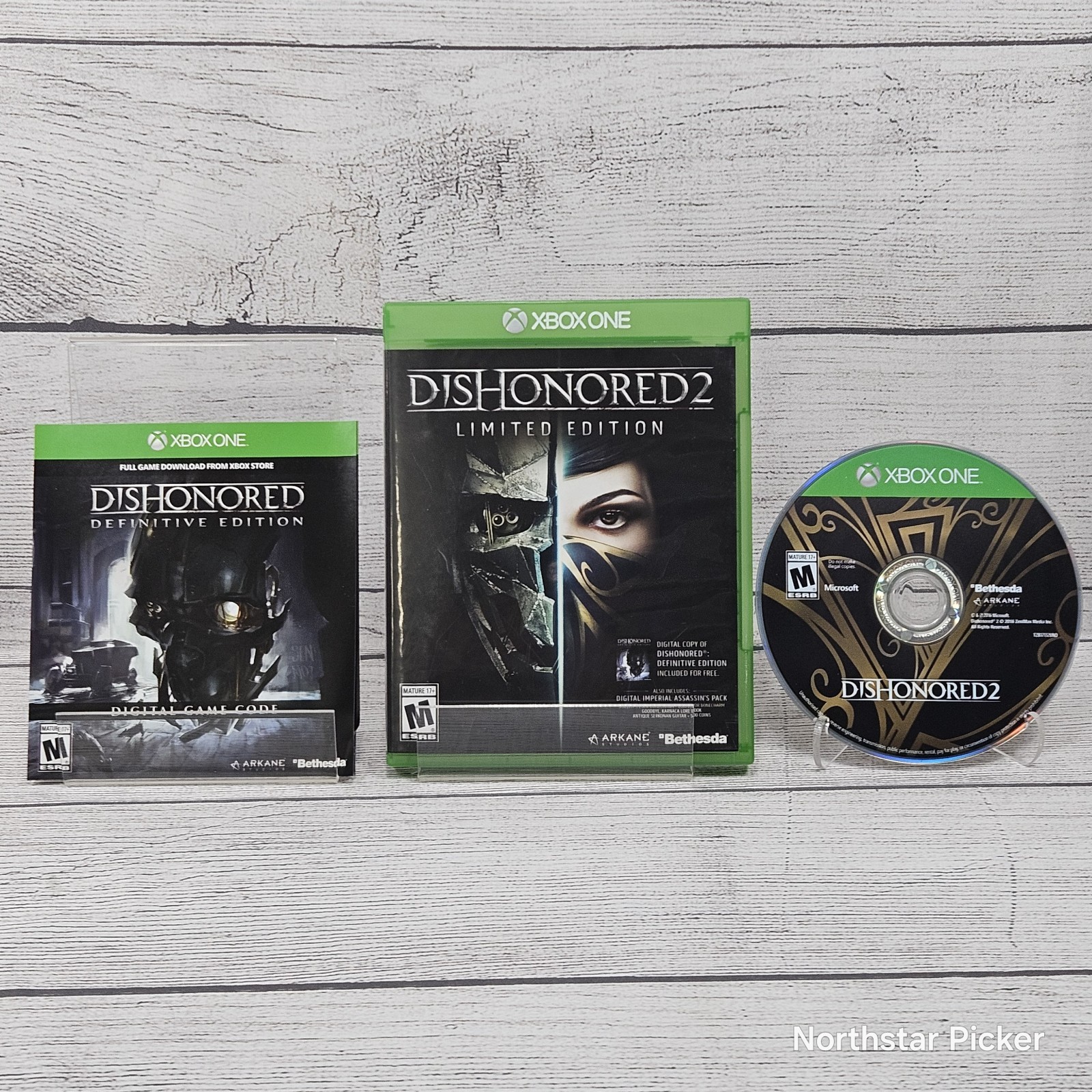 Dishonored 2 [Limited Edition] (Xbox One, 2016) Complete | CIB | Tested