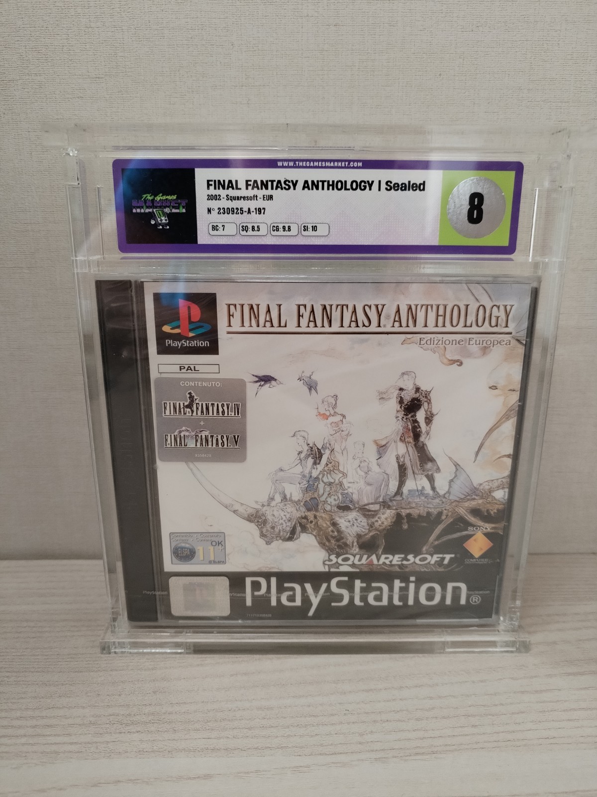 final fantasy anthology Ps1 Playstation 1 PAL ITA 🇮🇹 NEW SEALED GRADATO ITALY