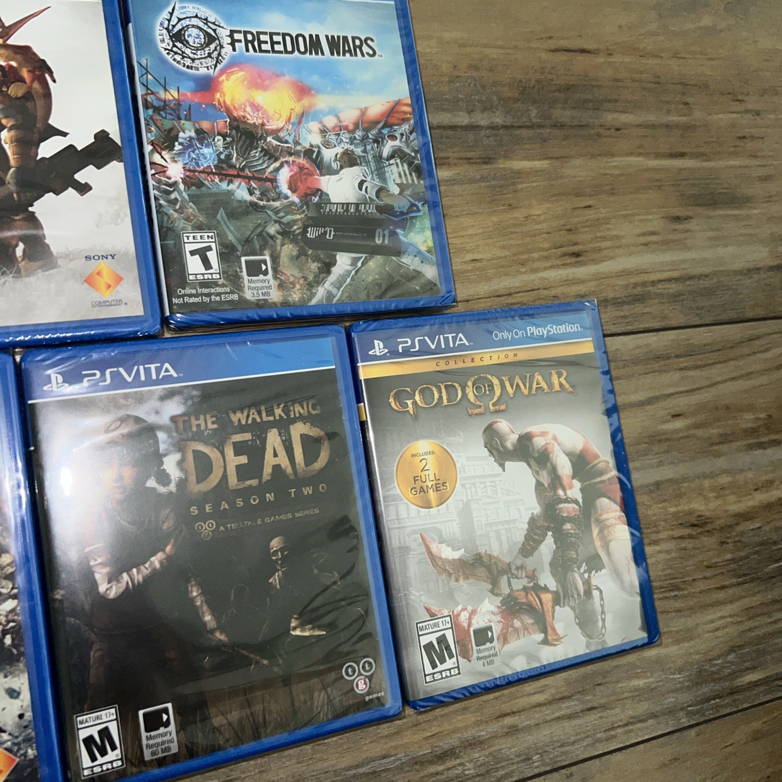 PlayStation Vita Games Lot of 7 ( God of War, Tearaway, Walking Dead, COD, Jak)