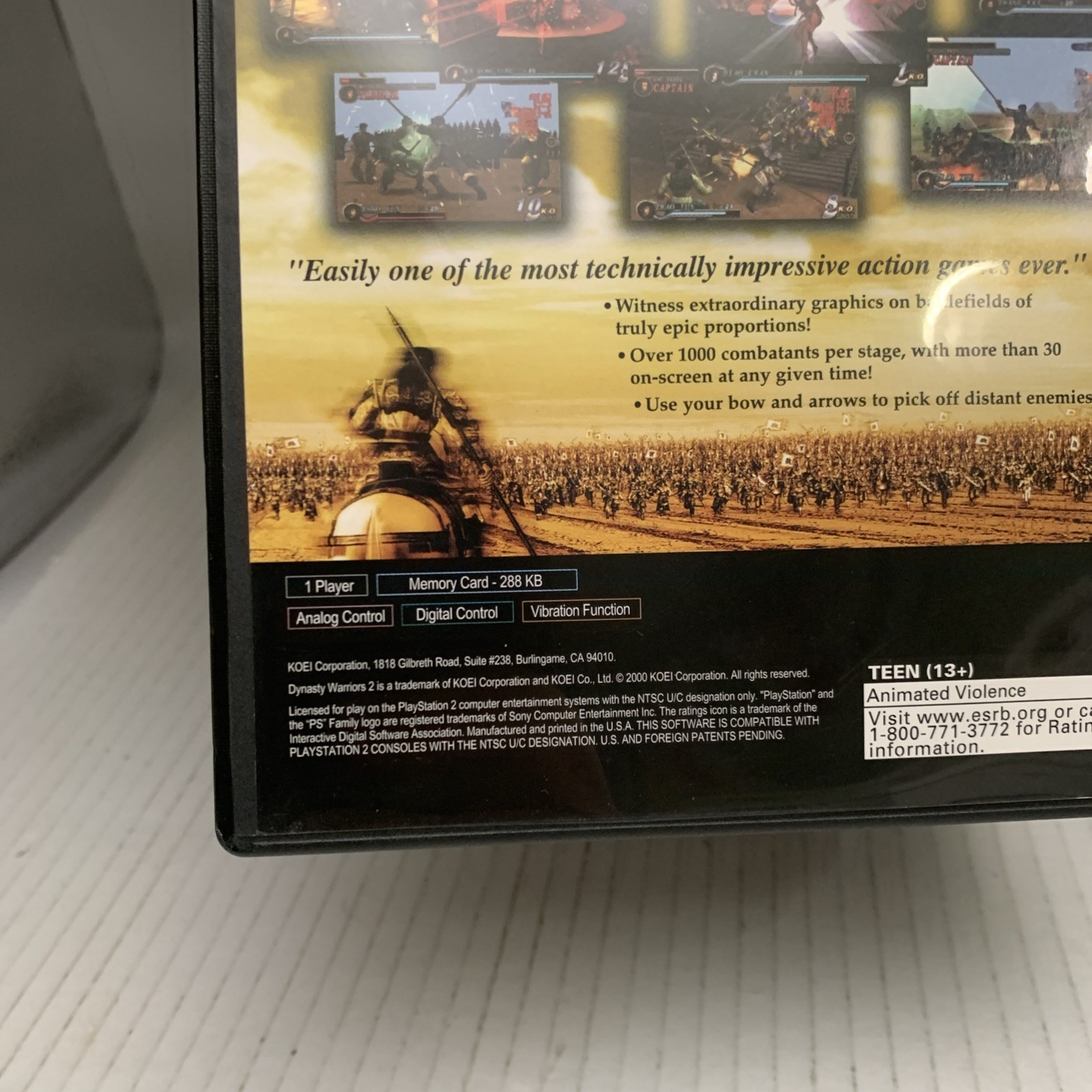 Dynasty Warriors 2 PlayStation 2 PS2 Complete CIB w/ Reg Card See Pics & Store