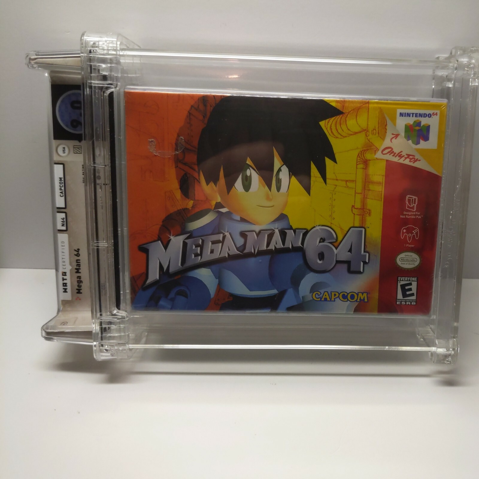 N64 Nintendo 64 MEGA MAN 64 9.0 A+ NEW FACTORY SEALED WATA GRADED 1ST PRINT LOOK