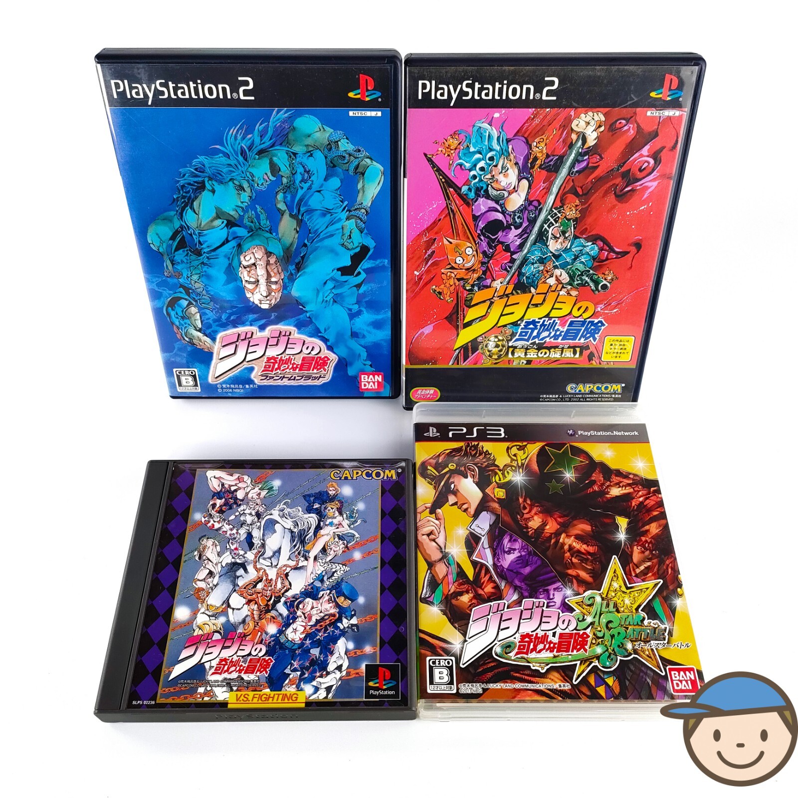 PlayStation Jojo Bizarre Adventure Phantom Blood Golden Wind Bandai Capcom Japan