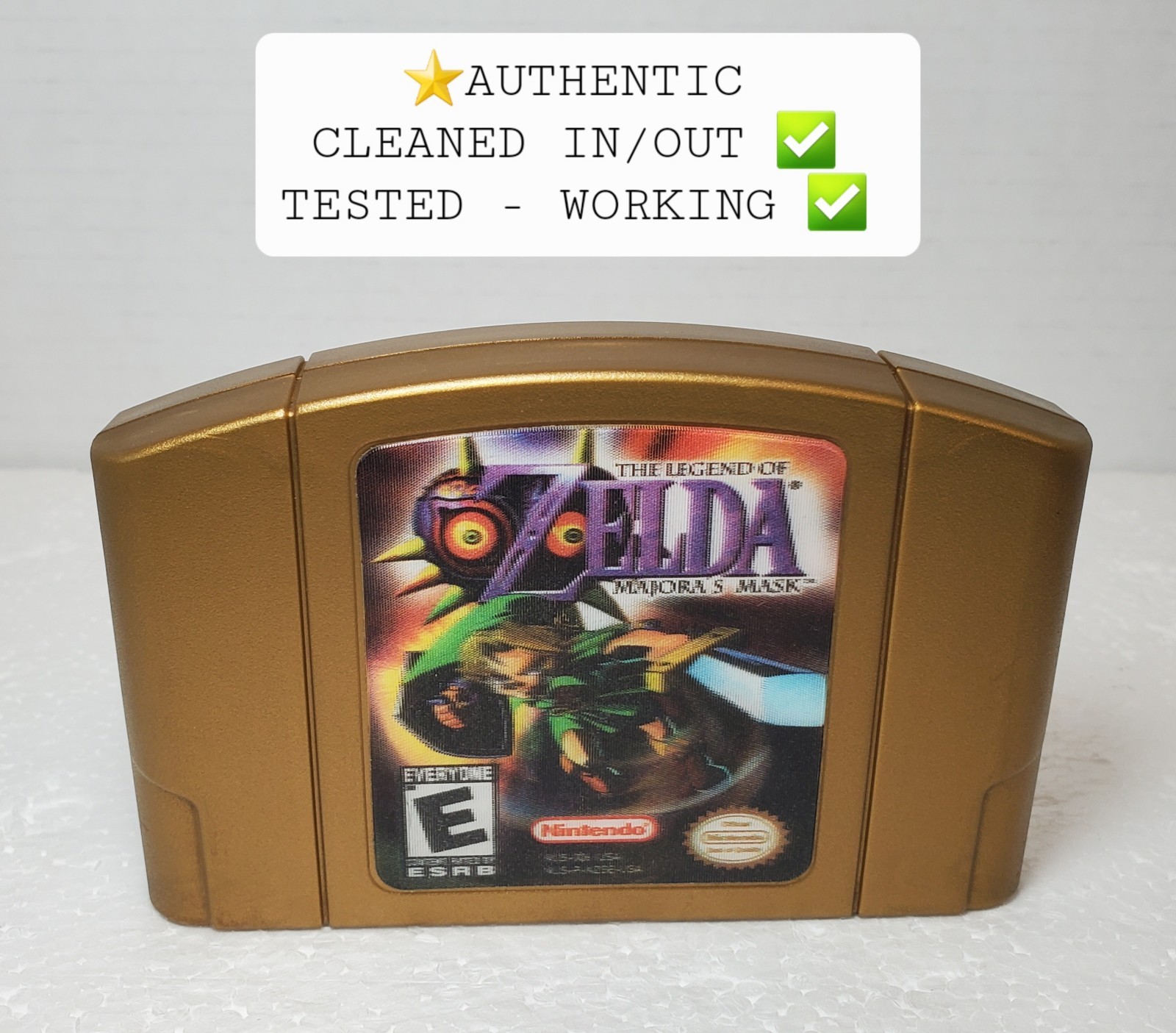 The Legend of Zelda Majora’s Mask Nintendo 64 ⭐️AUTHENTIC Cartridge – TESTED✅️