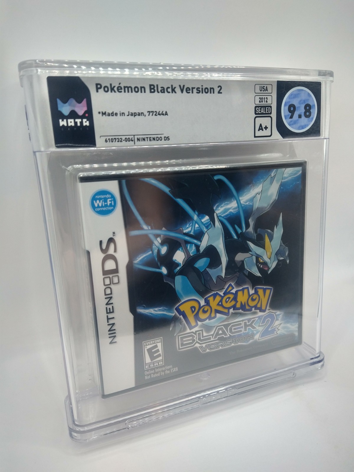 Pokemon Black Version 2 Nintendo DS (WATA 9.8 A+) NOT PSA, VGA [Brand New]