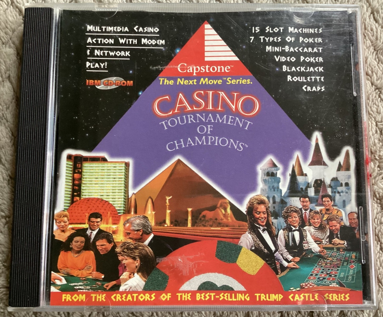 Casino: Tournament of Champions (CD-ROM, 1995) Capstone The Next Move Series