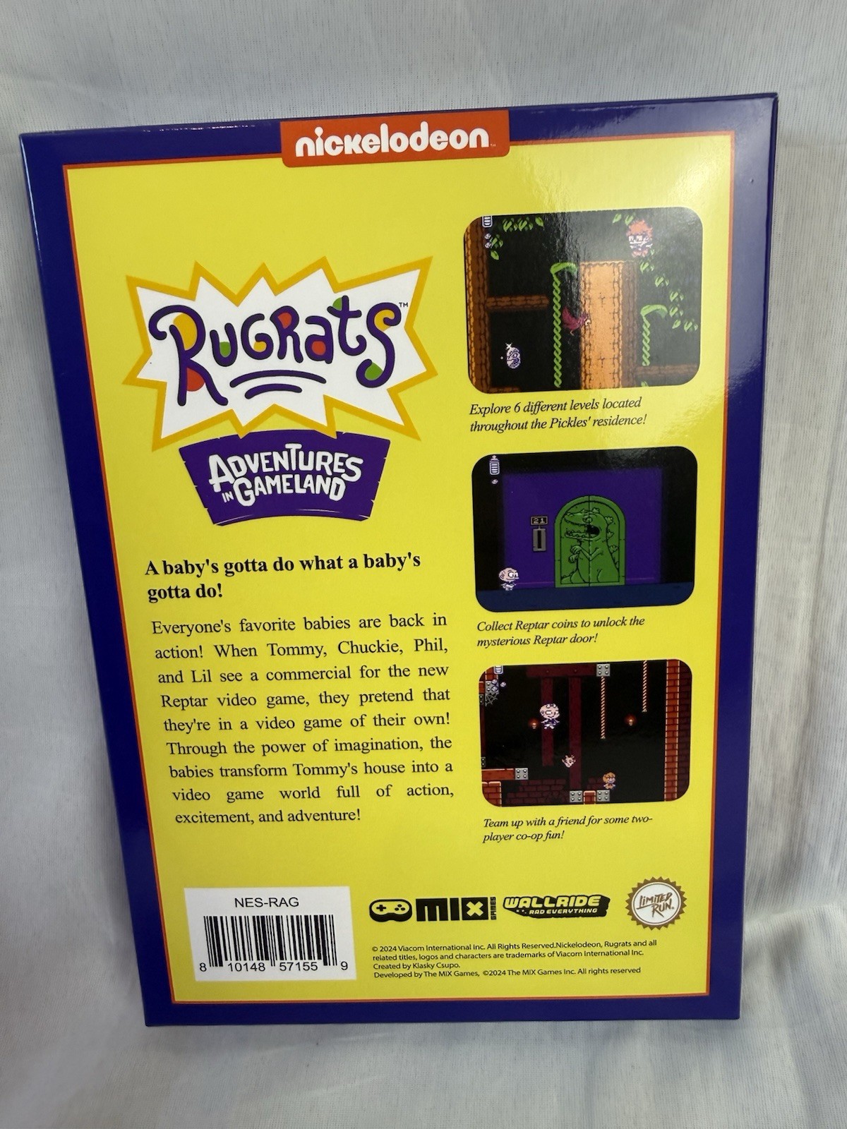 Rugrats Adventures in Gameland V1 NES Nintendo Limited Run Games – Complete!