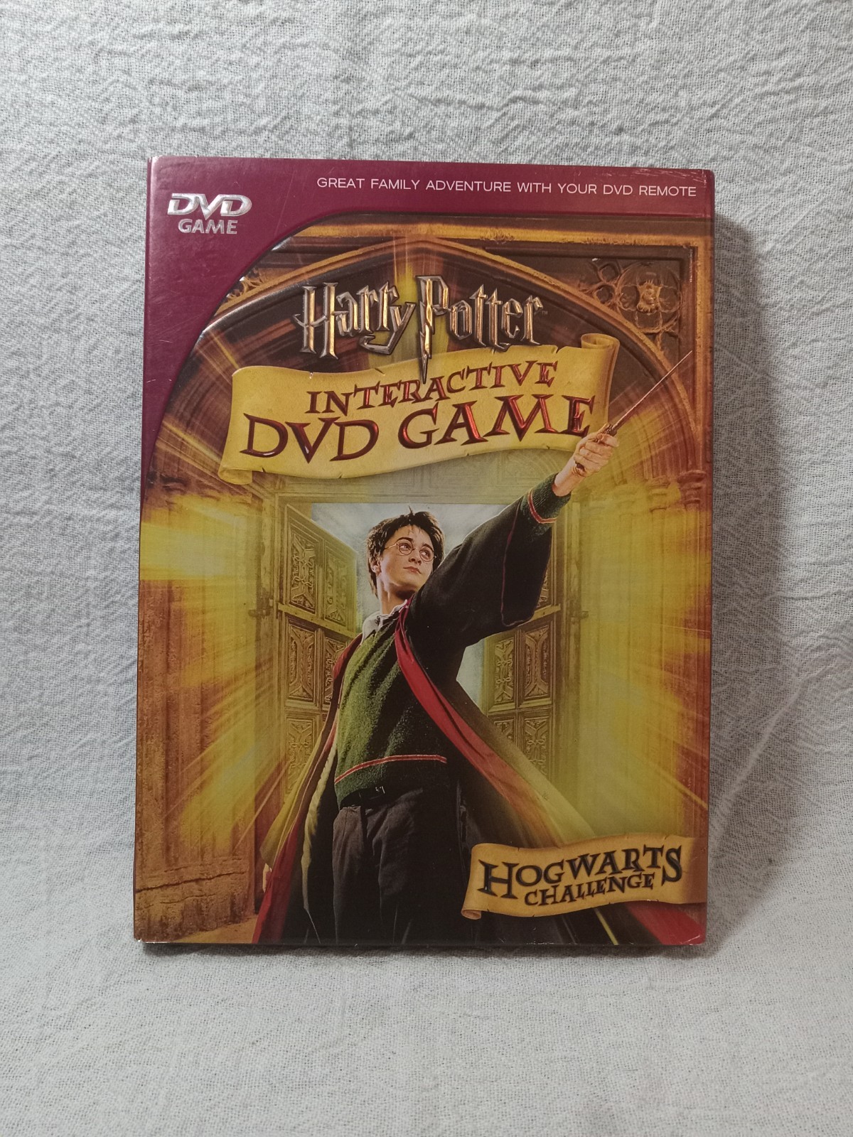 Harry Potter Hogwarts Challenge Interactive DVD Game CIB W/ Slipcover Manual