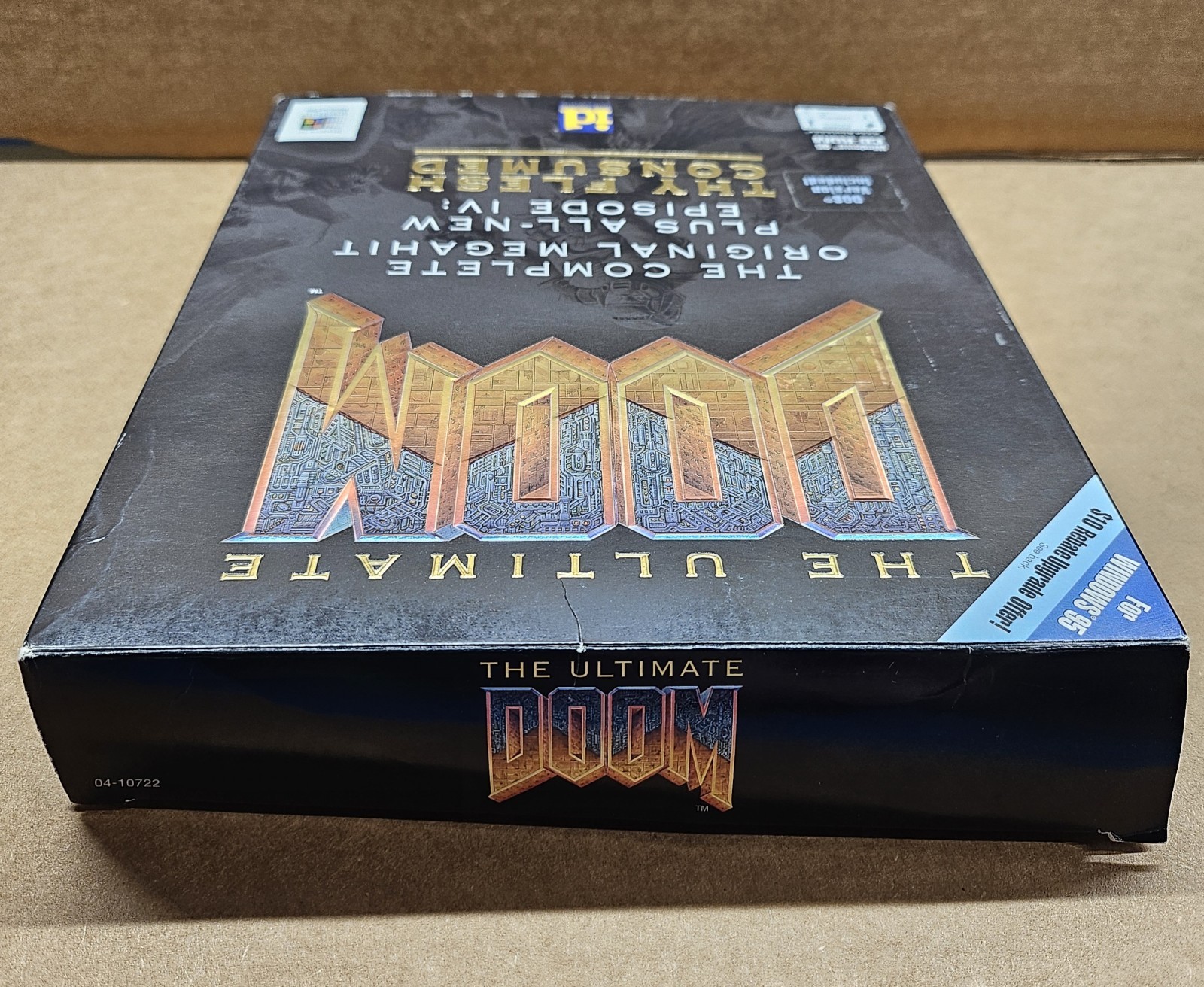 Ultimate Doom PC Game Windows 95 CD-ROM NO Poster VG+