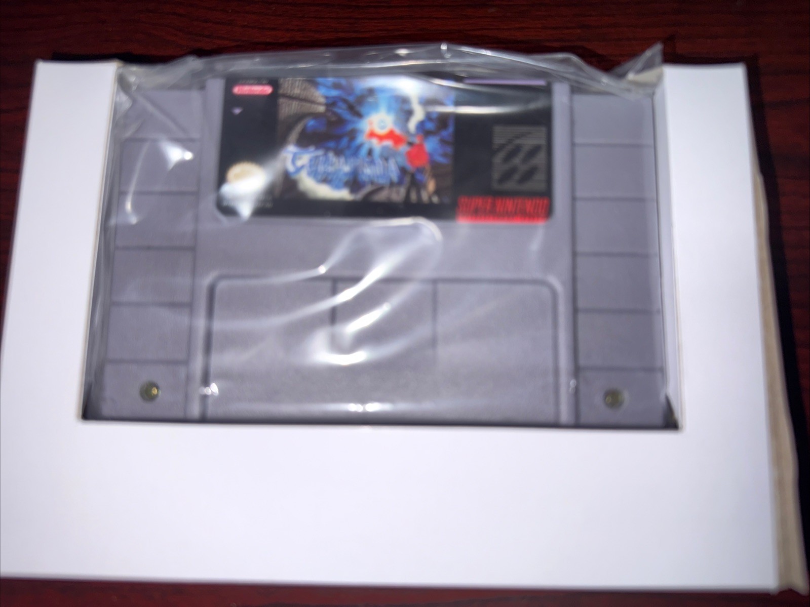 Terranigma SNES , English Game And Box 2024 Production