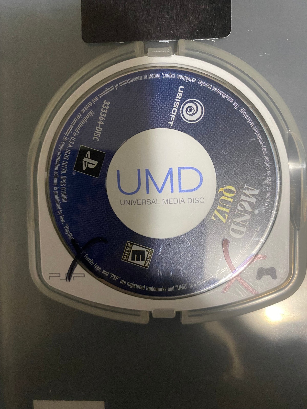 Mind Quiz – Playstation Portable – Ubisoft – DISC ONLY – Good Condition