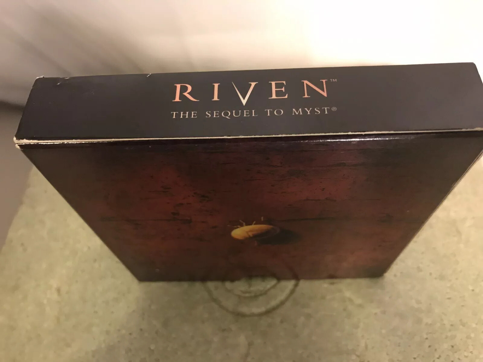 Riven: The Sequel to Myst (Windows/Mac, 1997) 5 CD ROM Box Cyan Brøderbund.