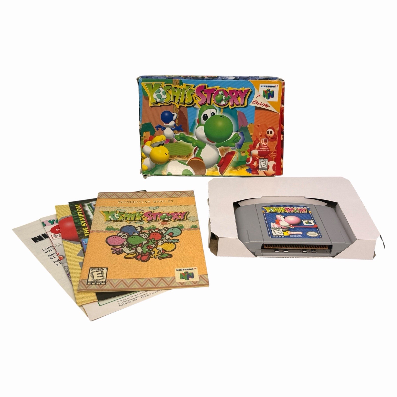 Yoshi’s Story (Nintendo 64, 1998) N64 CIB Complete w/ Manual + Op Card Tested #2