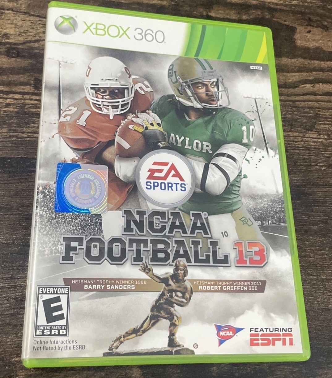 NCAA Football 13 (Microsoft Xbox 360, 2012) w/ Manual Included CIB Complete