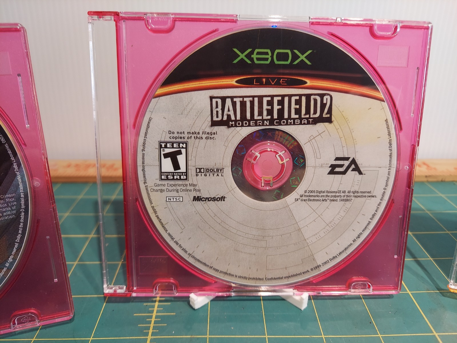 Microsoft XBOX Crimson Skies, Battlefield 2, & Close Combat: First to Fight